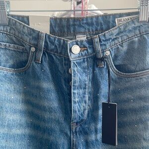 NWT BLANK NYC “MADISON CROP” JEANS MADE W/ORGANIC COTTON